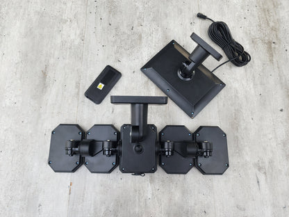 Ultra-Bright 5-Panel Solar Security Light
